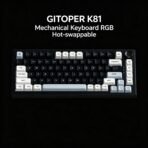 GITOPER K81 Wireless Keyboard (4000mAH)